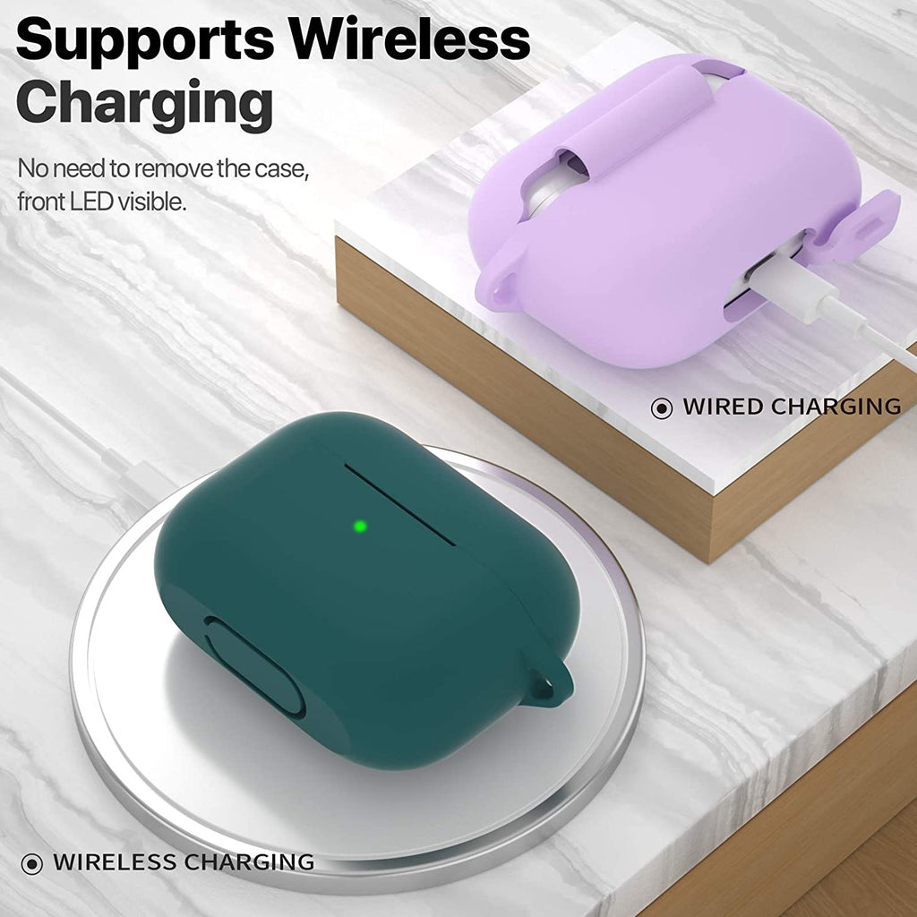 Protective Silicone Case Cover for AirPods Pro 1st & 2nd Gen
