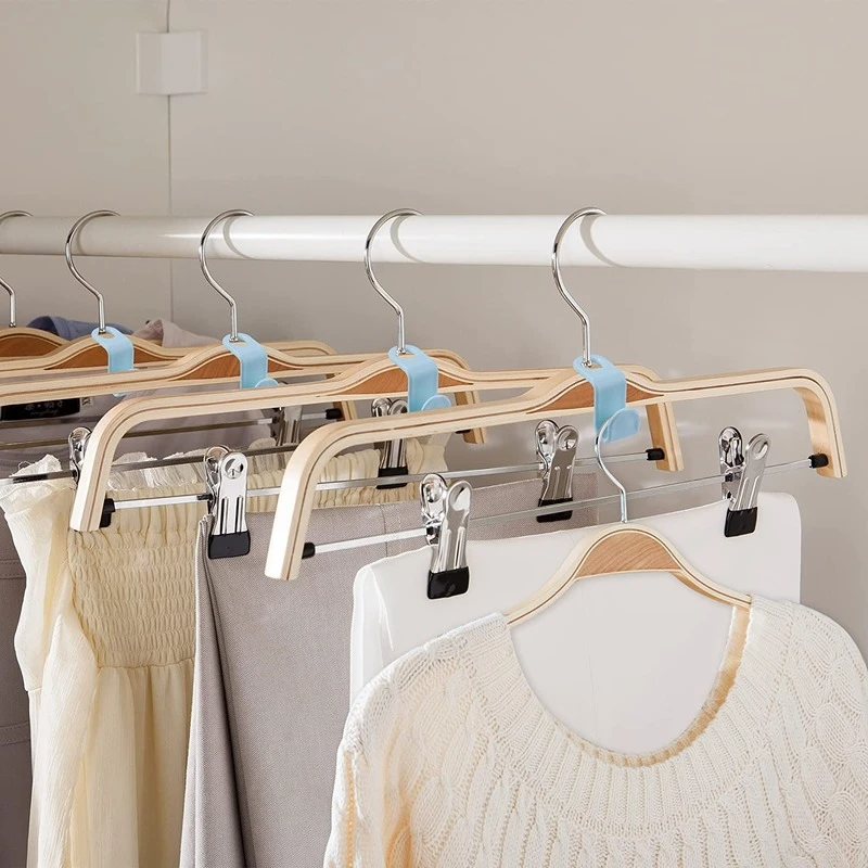 40-Pack Space-Saving Hanger Connector Hooks